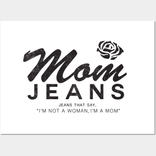 Mom Jeans logo - SNL Posters and Art